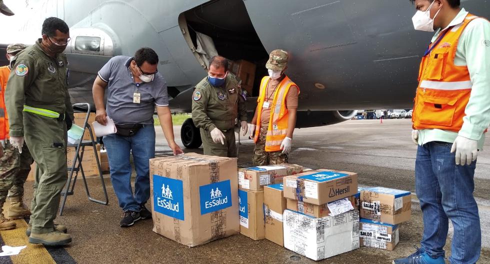 Los medicamentos enviados por vía aérea a Arequipa serán distribuidos a todos los centros de salud de la Red Asistencial de la región. (Foto: EsSalud)