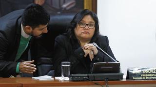 Fuerza Popular avala continuidad de Janet Sánchez en la Comisión de Ética