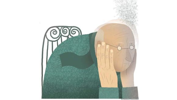 Se ha definido una nueva enfermedad mental que se clasifica como un tipo de Alzheimer. (Ilustración: Víctor Aguilar / El Comercio)