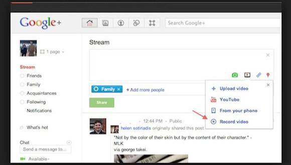 Google+ ofrece mejoras de retoque para tus fotos y videos