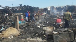 Callao: incendio destruyó 20 casas y afectó a 100 familias