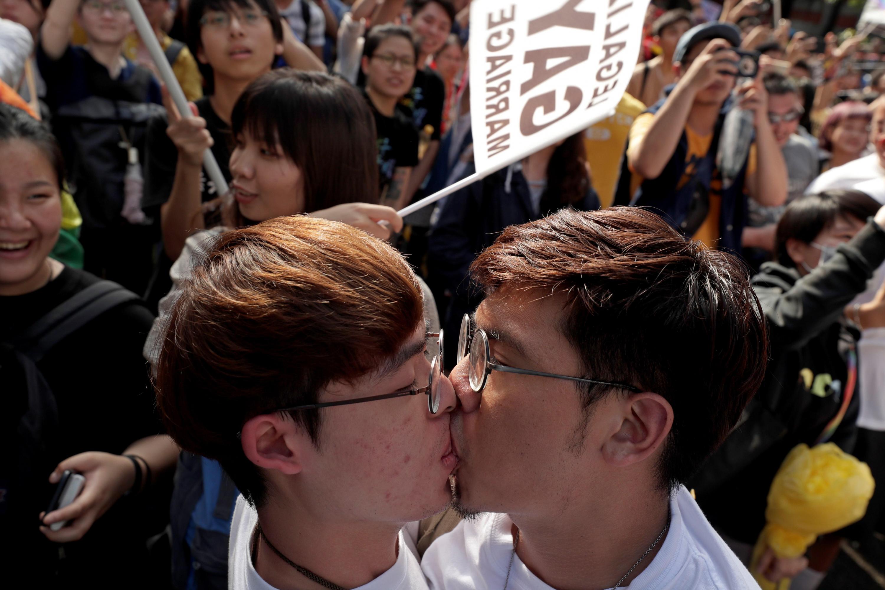 Taiwán legaliza el matrimonio entre personas del mismo sexo. Foto: EFE