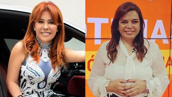 Magaly Medina a Milagros Leiva: “ATV me renovó el contrato porque SÍ hago rating”. (Foto: Composición/Instagram)