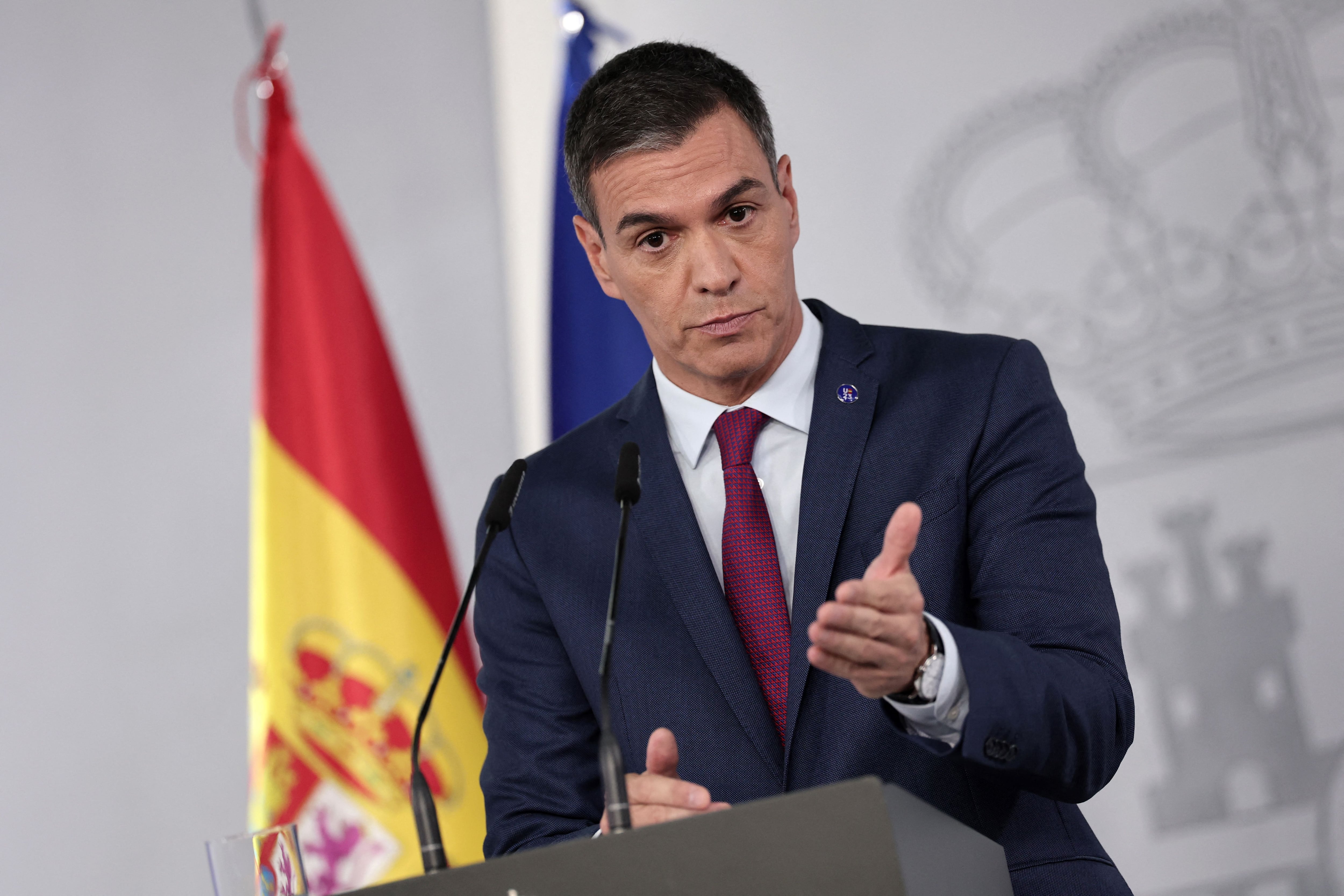 Spain's interim prime minister, Pedro Sánchez, intends to remain in office.  (Photo: AFP)