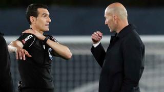 Zidane cuestionó a árbitro tras empatar con Sevilla: “No me ha convencido en nada de lo que me ha dicho”