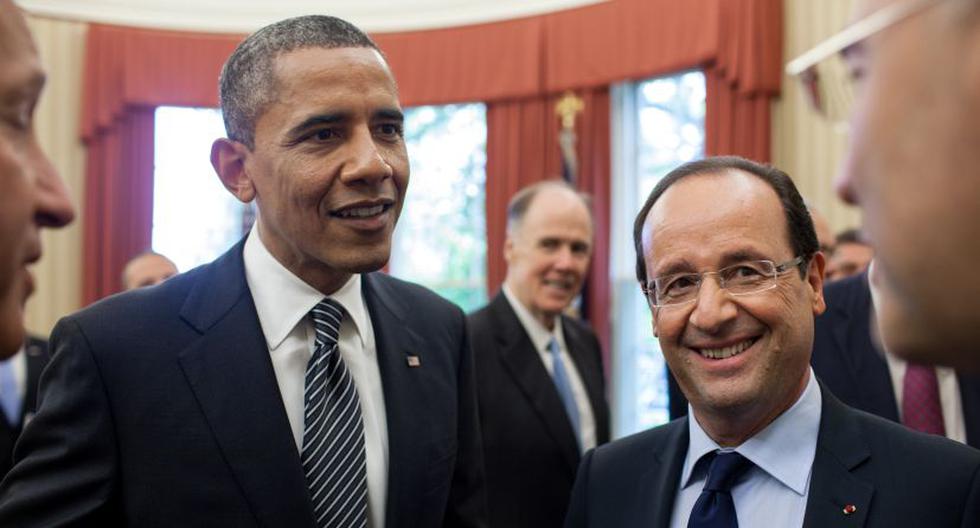 Barack Obama y François Hollande. (Foto: White House / Flickr)