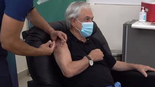 Sebastián Piñera recibe la primera dosis de la vacuna china Sinovac contra el coronavirus