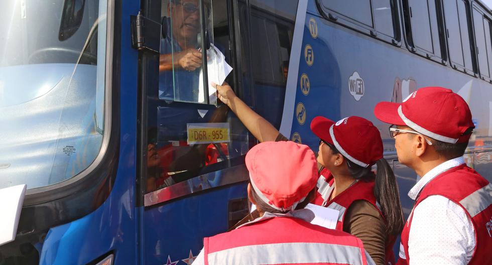 Las unidades que acatarán esta medida de protesta pertenecen a gremios de transporte interprovincial de Áncash, Puno, Cusco Cajamarca, Huancavelica, Ayacucho, Huancayo y La Libertad. (Foto: Sutran)