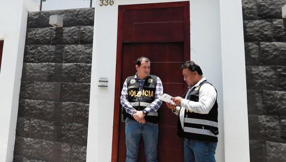 Fachada de la casa de Hinostroza en San Borja en noviembre del 2018, un mes después de su fuga. (Foto: Archivo El Comercio)