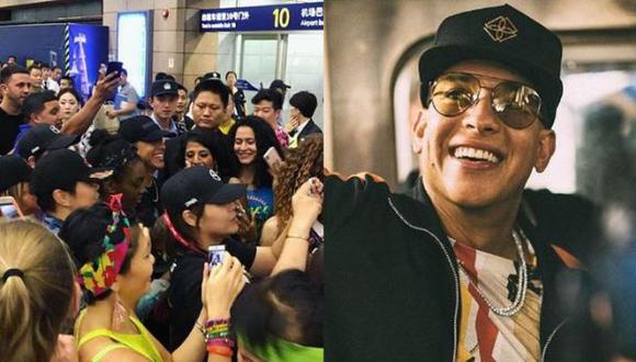 El cantante de reggaetón llegó a China y jamás esperó tener un recibimiento de este tipo. (Fotos: Instagram)