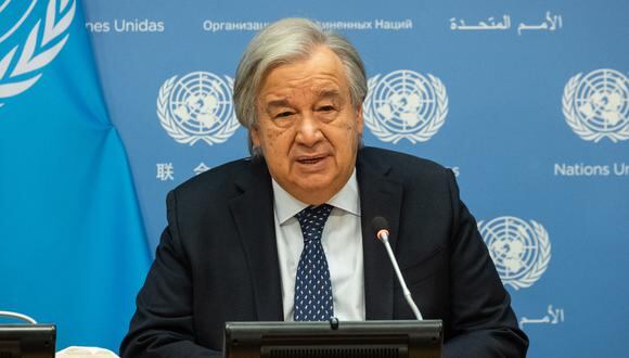 El secretario general de la ONU, Antonio Guterres. (Foto de Yuki IWAMURA / AFP)