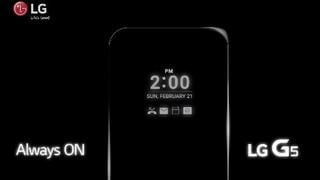 Nueva función del LG G5 mantiene la pantalla siempre encendida