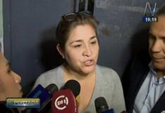 Nancy Obregón salió en libertad: "Espero que se haga justicia"