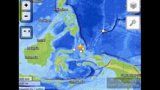Terremoto de 6,9 grados Richter golpeó Indonesia