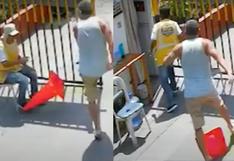 Santa Anita: hombre agredió e insultó a vigilante por mirarlo mal | VIDEO  