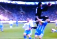 [VIDEO] El brutal rodillazo que recibió el capitán del Dynamo de Kiev