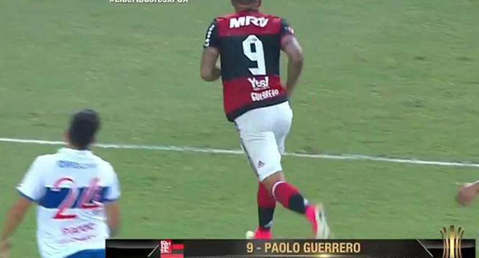 Paolo Guerrero hizo el segundo gol del Flamengo ante la Universidad Católica en la Copa Libertadores. (Video: YouTube)