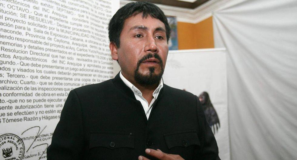 El gobernador regional de Arequipa, Elmer Cáceres, fue denunciado por Southern Perú. (GEC)