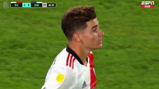 Julián Álvarez marca el 2-0 de River Plate sobre Gimnasia | VIDEO