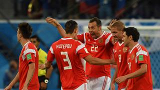 Rusia venció 3-1 a Egipto y quedó a un paso de los octavos de final del Mundial 2018
