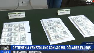 El Agustino: extranjero fue detenido con 400 mil dólares falsificados en interior de mototaxi