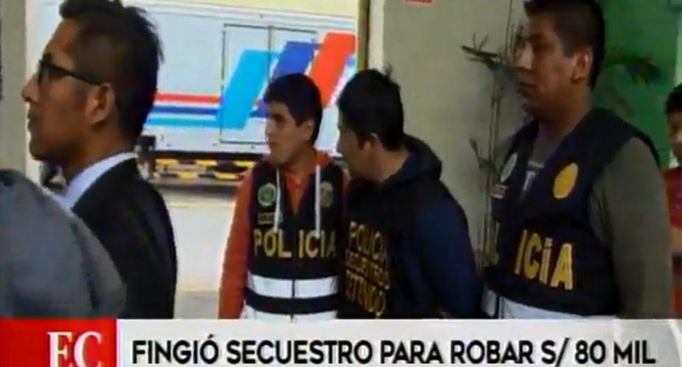 Hombre es detenido tras fingir su secuestro en La Victoria. (Foto: América TV)