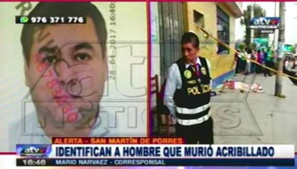 San Martín de Porres: sicarios matan a sujeto en un car wash