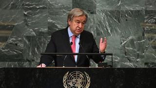 “El mundo está en peligro y paralizado”, advierte Guterres en la Asamblea General de la ONU 