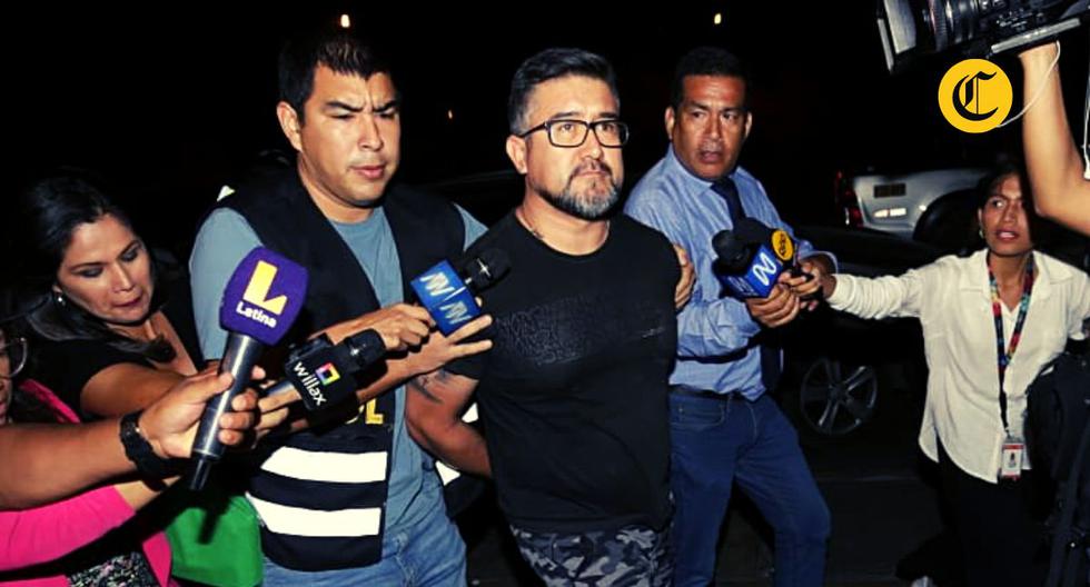 Geiner Alvarado fue detenido el viernes por la noche y llevado a la sede central del Ministerio Público. Foto: GEC / César Bueno
