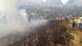 Áncash: incendio forestal deja un fallecido y destruye más de 731 hectáreas de pastizales en San Marcos   