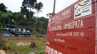 Recuperan 500 hectáreas del Tambopata invadidas por mineros