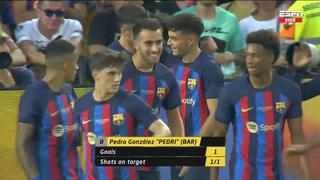 Para aplaudir: el golazo de Pedri en el Barcelona vs. Pumas | VIDEO