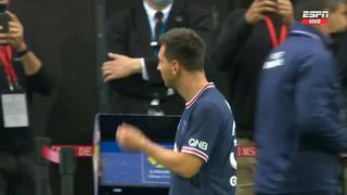 Lionel Messi debutó con camiseta del PSG ingresando por Neymar | VIDEO