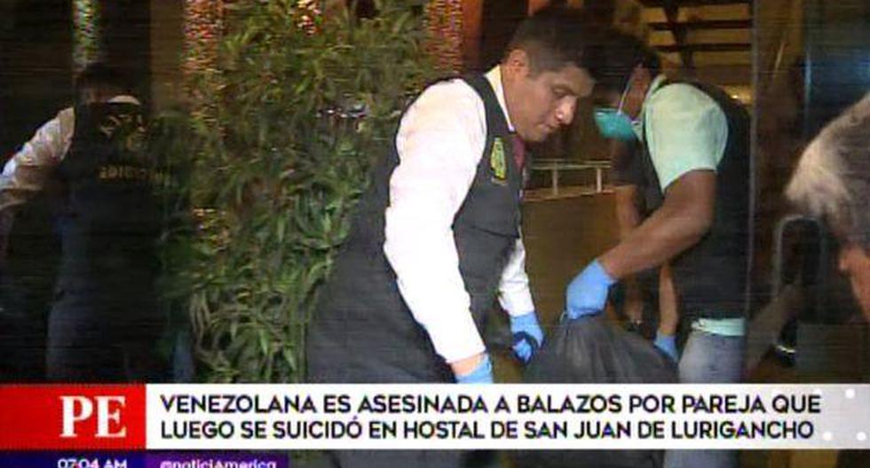 Una mujer de nacionalidad venezolana fue asesinada a balazos presuntamente por su pareja. (Captura: América Noticias)