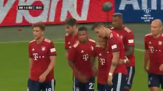 Bayern Múnich vs. Manchester United: Javi Martínez anotó el 1-0 para los bávaros
