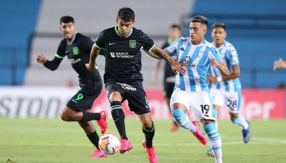 Alianza Lima en Copa Libertadores enfrentó a Racing de Avellaneda.