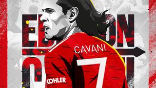 Edinson Cavani lucirá en Manchester United el histórico ‘7’ con el que brilló Cristiano Ronaldo