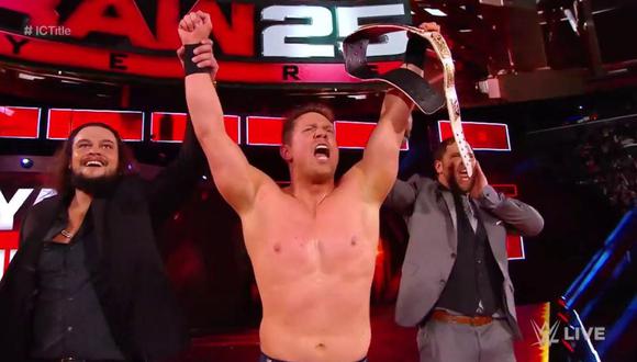 WWE: The Miz nuevo campeón intercontinental tras vencer a Roman Reigns en Raw. (Foto: WWE)
