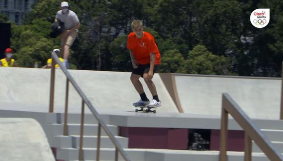 Angelo Caro clasificó a la final de skate en Tokio 2020. (Captura: Marca Claro)