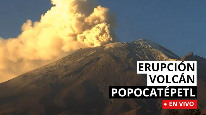 Volcán Popocatépetl EN VIVO: reportes, zonas de evacuación, alertas y últimas noticias