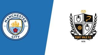 Manchester City goleó 4-1 al Port Vale por la tercera ronda de la FA Cup