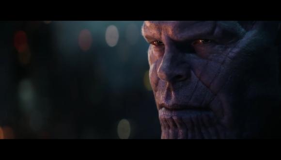 Las  cicatrices que muestra Thanos (Josh Brolin) no habrían sido producidas en la película, sino antes. Nótese que son simétricas en ambos lados de la cara.(Foto: Marvel Studios)