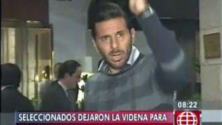 Claudio Pizarro se molestó con periodistas en la concentración