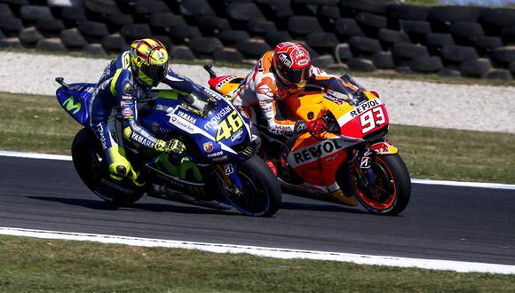 El triunfo de Pedrosa se vio opacado por un incidente entre Rossi y Márquez. (foto: Dppi)