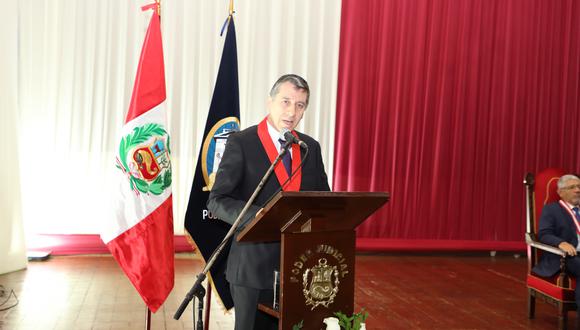 El presidente de la Corte Superior de Justicia de Lima, Miguel Ángel Rivera hizo un llamado de reflexión a sus pares.