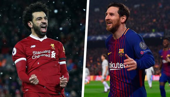 Mohamed Salah y Lionel Messi pelean por la Bota de Oro 2018