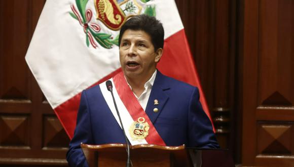 El presidente Pedro Castillo dio su mensaje a la nación en el Congreso por Fiestas Patrias | Foto: jorge.cerdan/@photo.gec