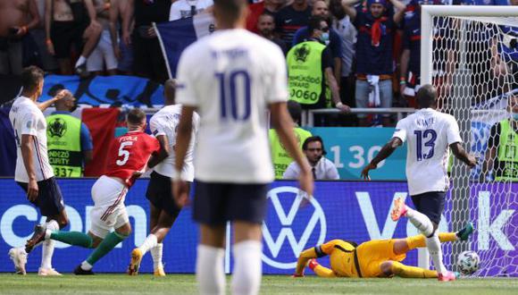 Francia y Hungría empataron 1-1 en partido por el Grupo F de la Eurocopa. (Foto: AFP)