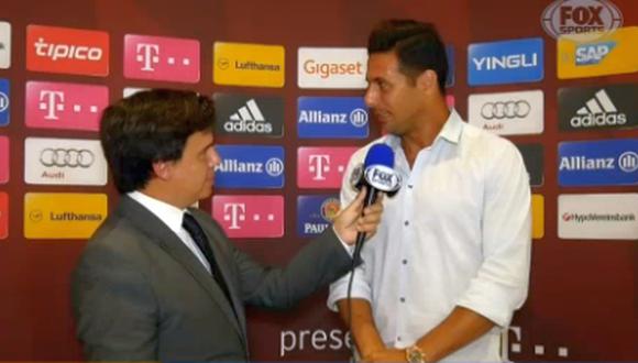 Pizarro habló de su futuro y la chance de trabajar en Bayern