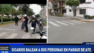 Balacera en Ate: sicarios disparan contra dos jóvenes en parque de urbanización Los Topacios